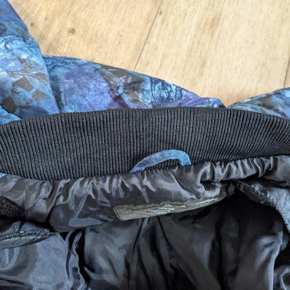 Vintage Black Bear Ski Suit One Piece Snowsuit Womens XS Snow Bib Shell 80s 90s